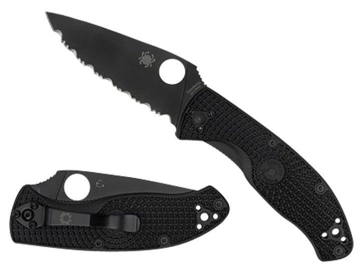 Spyderco Tenacious, Spy C122pbbk Tenacious Lightwght Blk Blade