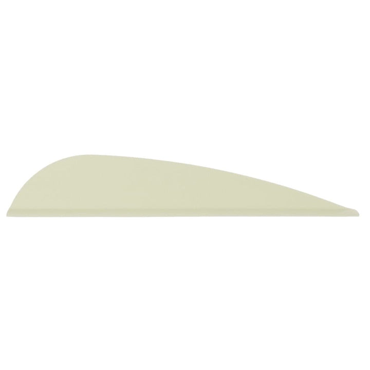 Aae Aae Elite Plastifletch Vanes White 2.875 In. 100 Pk. Fletching Tools and Materials