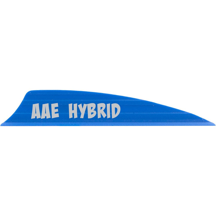 Aae Aae Hybrid 2.0 Vanes Blue 1.95 In. Shield Cut 100 Pk. Fletching Tools and Materials