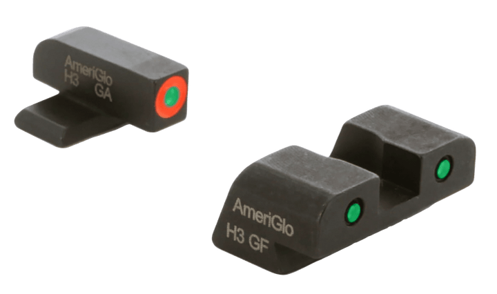 AmeriGlo Ameriglo Spartan Operator, Amer Sa446 Spartan Oper Spr Hellcat Grn/org/grn Firearm Accessories