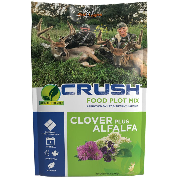 Anilogics Anilogics Crush Clover Plus Alfalfa Blend 10 Lbs. Feeders and Attractants