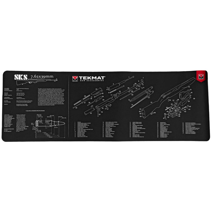 BECK TEK, LLC (TEKMAT) Tekmat Armorers Bench Mat - 12"x36" Sks Rifle Gun Care
