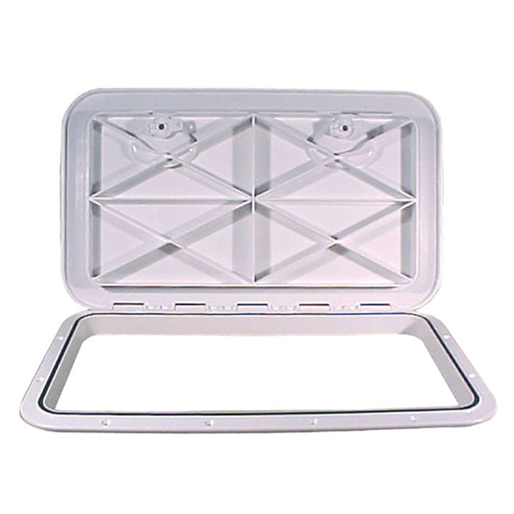 Beckson Marine Beckson 14" x 24" Flush Hatch White - ASA Material - Acrylonitrile Styrene Acrylate Marine Hardware