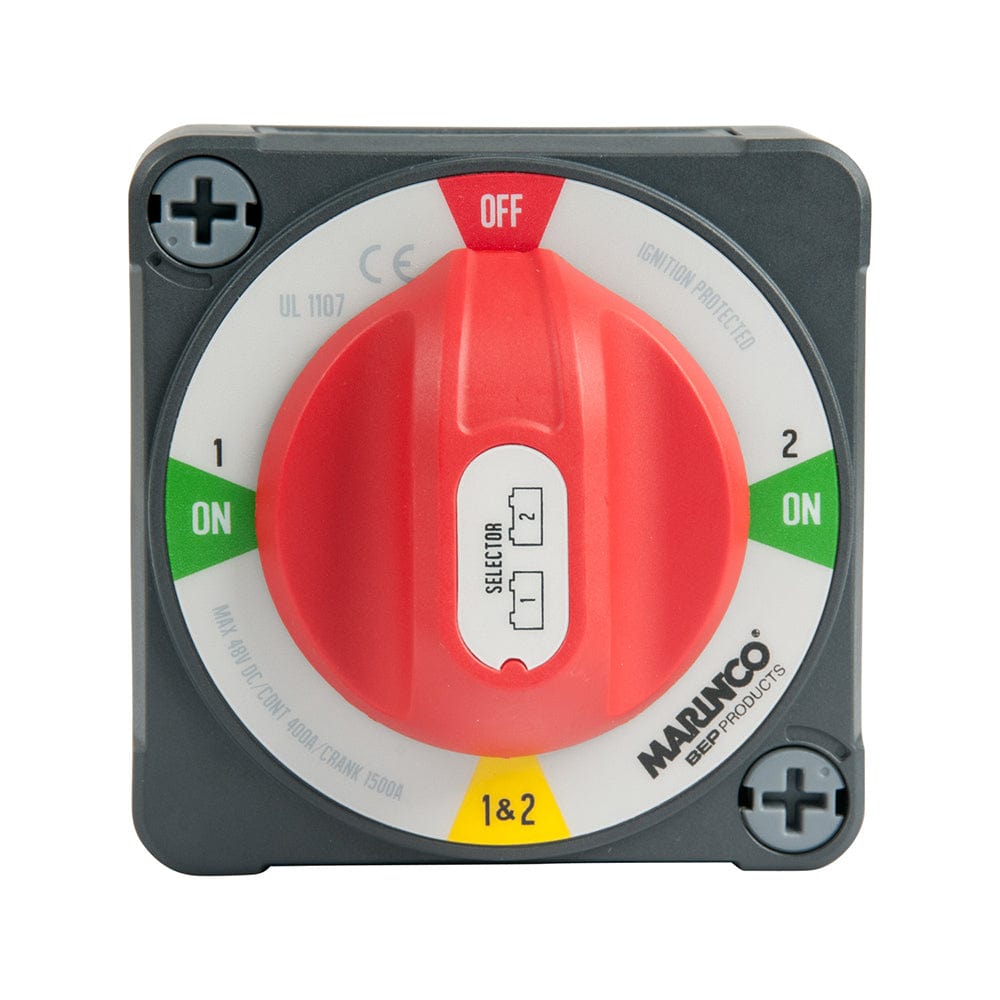BEP Marine BEP Pro Installer 400A EZ-Mount Battery Selector Switch (1-2-Both-Off) Electrical