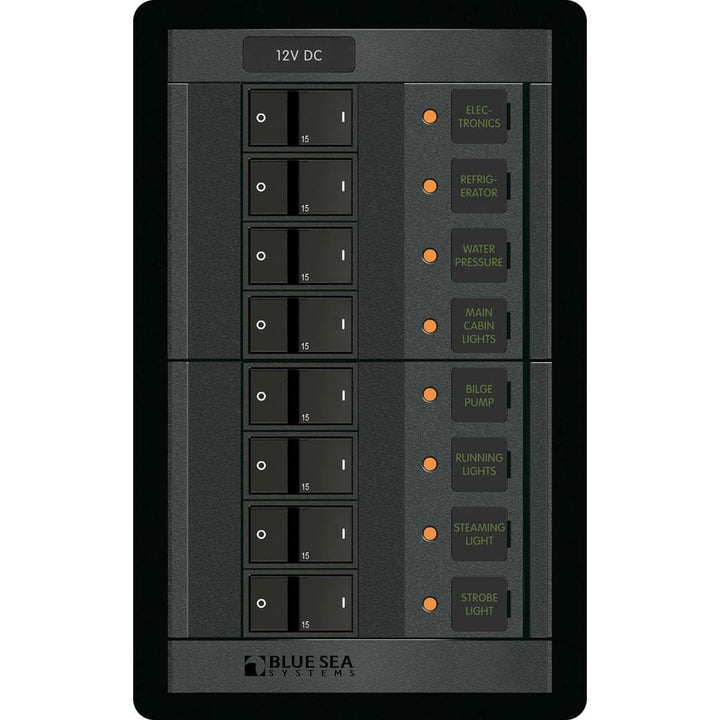 Blue Sea Systems Blue Sea 1200 12V DC 8 Position - Vertical Electrical