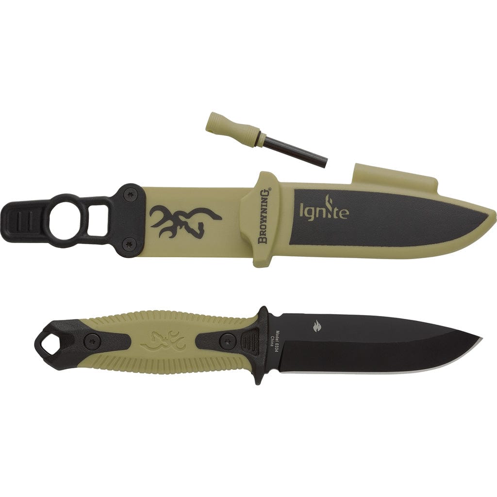 Browning Browning Ignite Knife Od Green Game Cleaning