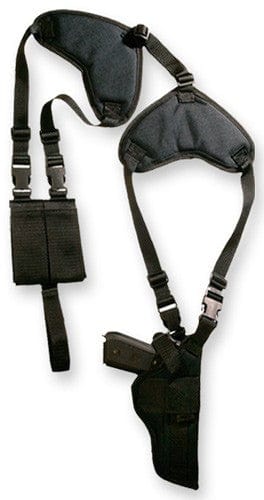 Bulldog Bulldog Deluxe Vert-shoulder - Holster Rh/lh 3.5-5" Bbl Black Holsters And Related Items