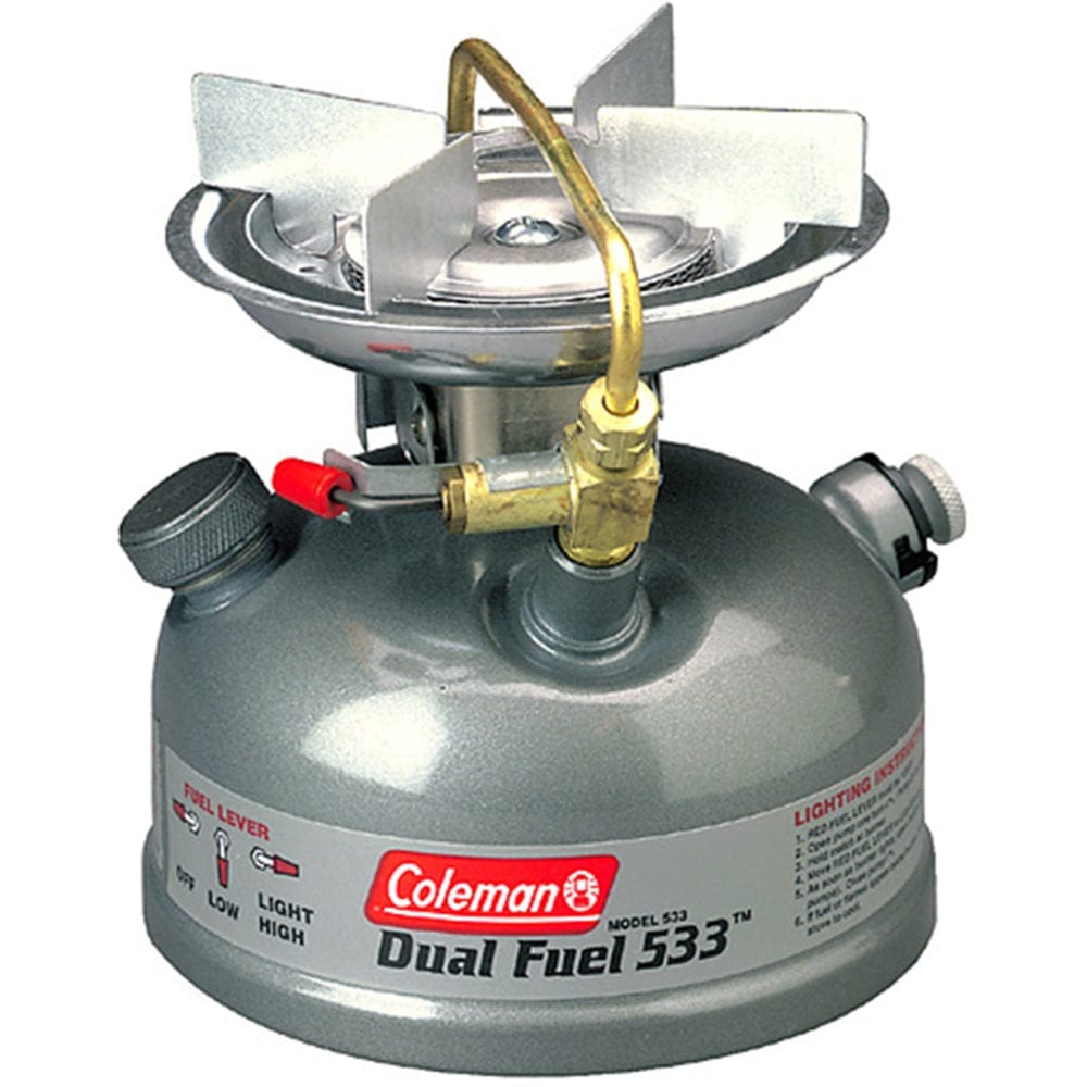 Coleman Deluxe Sportster II シングルバーナーコンロ Coleman Sportster® II Dual Fuel™ 1-Burner Stove – Texas Fowlers