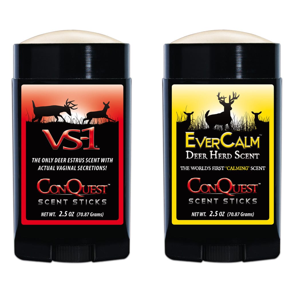 Conquest Scents Conquest Evercalm Scent Stick Hunters Pack Evercalm/vs-1 Scent Elimination and Lures