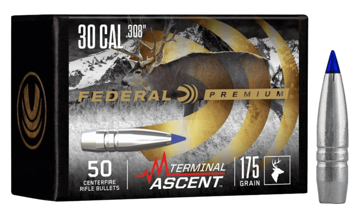 Federal Federal Terminal Ascent, Fed Pb308ta1 Bull .308 175termasc 50/4 Reloading