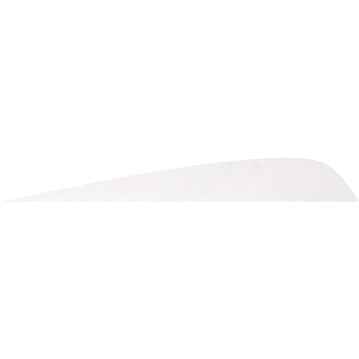 Gateway Gateway Parabolic Feathers Flo White 4 In. Rw 50 Pk. Fletching Tools and Materials