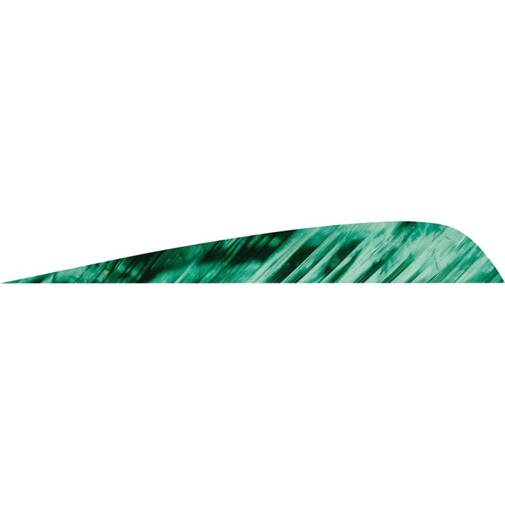 Gateway Gateway Parabolic Feathers Tre Green 4 In. Lw 50 Pk. Fletching Tools and Materials
