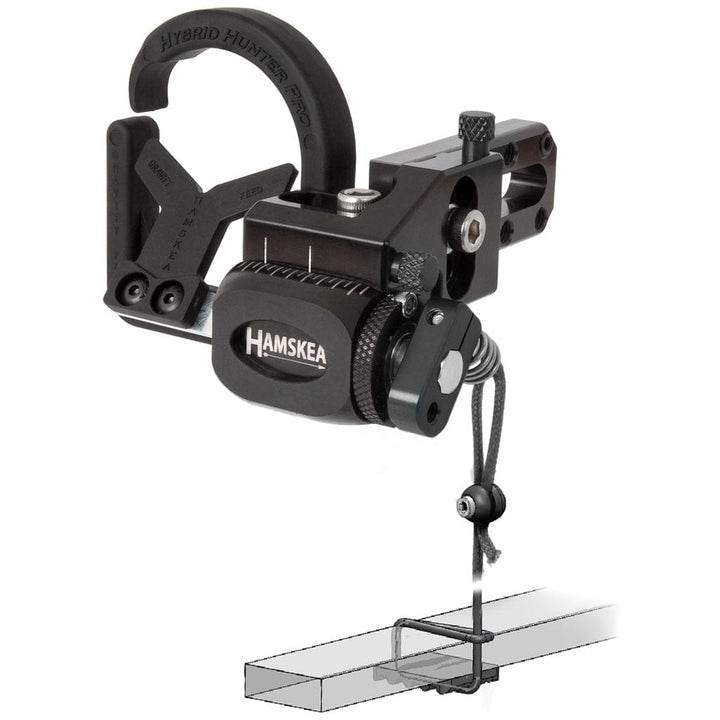 Hamskea Archery Hamskea Hybrid Hunter Pro Rest Micro Tune Black Rh Archery Accessories