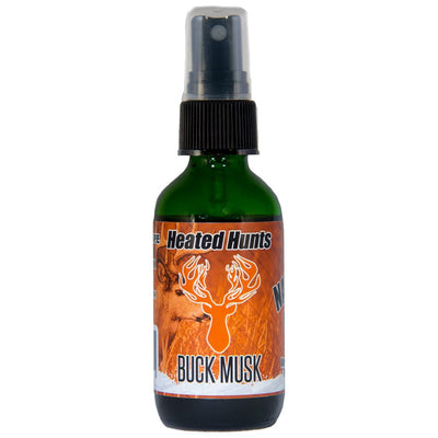 Heated Hunts Heated Hunts Natural Scent Buck Musk 2 Oz. Scent Elimination and Lures