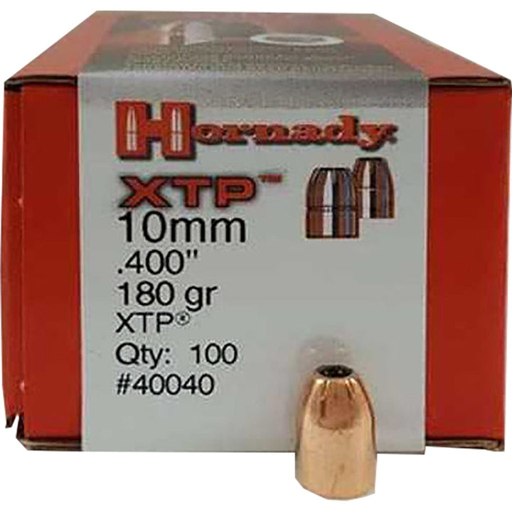 Hornady Hornady Hp/xtp Bullets 10 Mm. .40 Cal. 180 Gr. 100 Pk. Reloading
