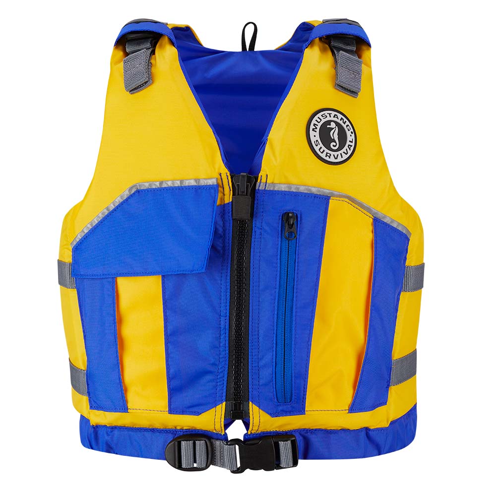 Mustang Survival Mustang Youth Reflex Foam Vest - Yellow/Royal Blue Marine Safety