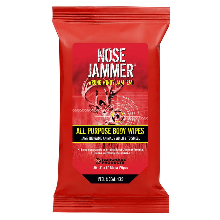 Nose Jammer Nose Jammer Body Wipes 20 Pk. Scents/scent Elimination