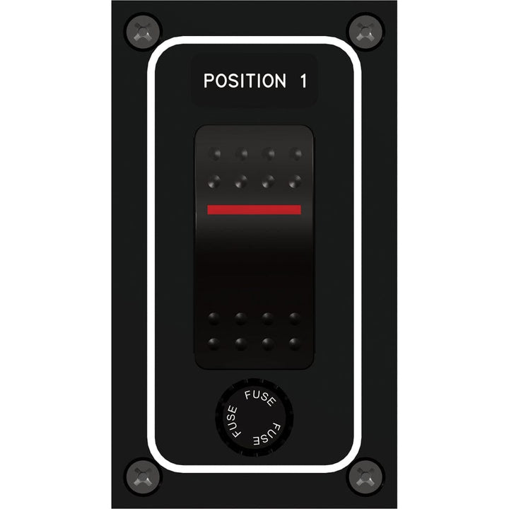 Paneltronics Paneltronics Waterproof Panel - DC 1-Position Illuminated Rocker Switch & Fuse Electrical