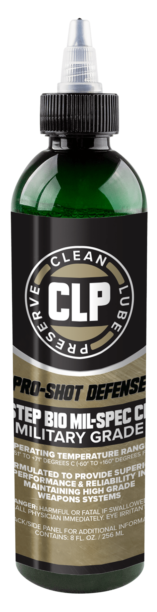 Pro-Shot Pro-shot 1 Step, Proshot 1step-bio-milspec-8 Cleanr/lube 8oz Gun Care