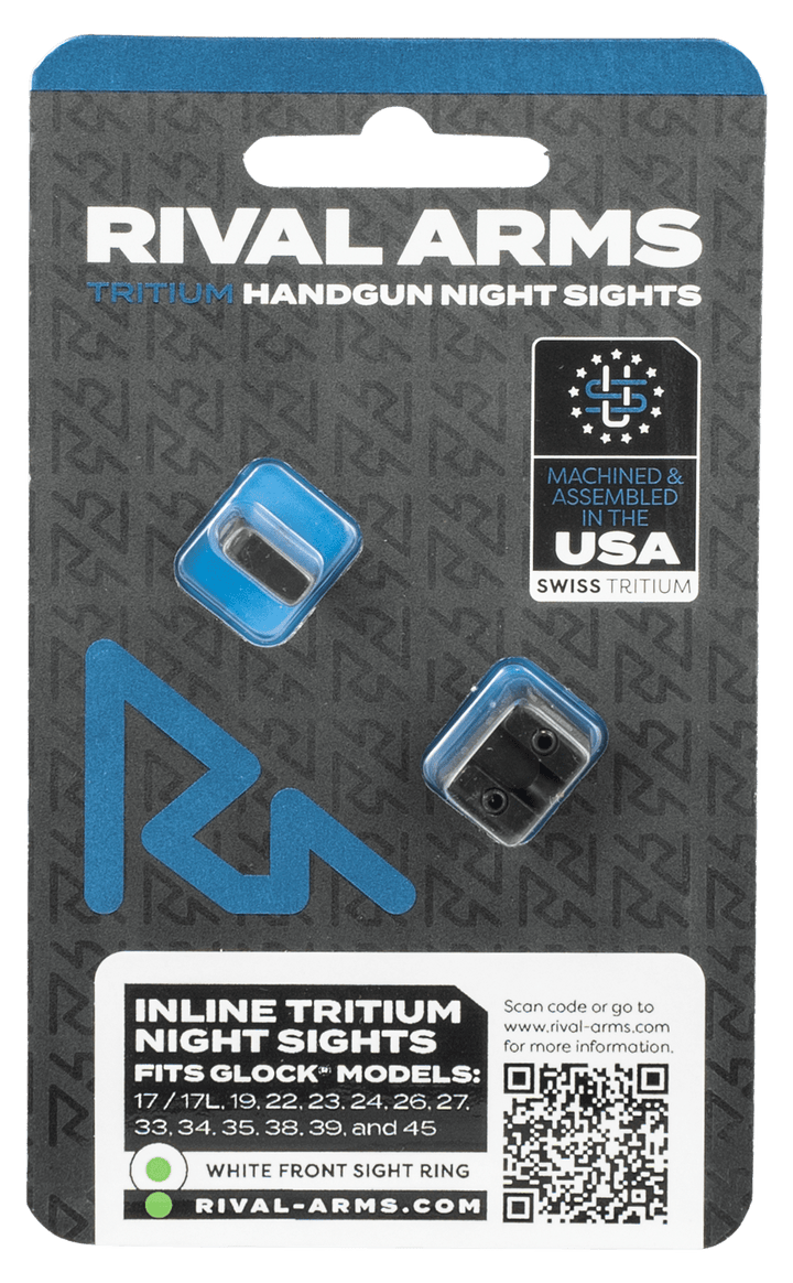 RIVAL ARMS Rival Arms In-line, Rival Ra4b231g Ra Trit Glock Mos Low Inln Wht Firearm Accessories