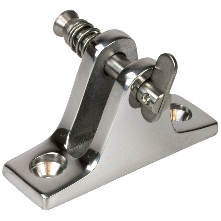 Sea-Dog Sea-Dog Stainless Steel Angle Base Deck Hinge - Removable Pin Marine Hardware