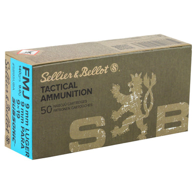 Sellier & Bellot S&b 9mm Subsonic 140gr Fmj 50/1000 Ammo