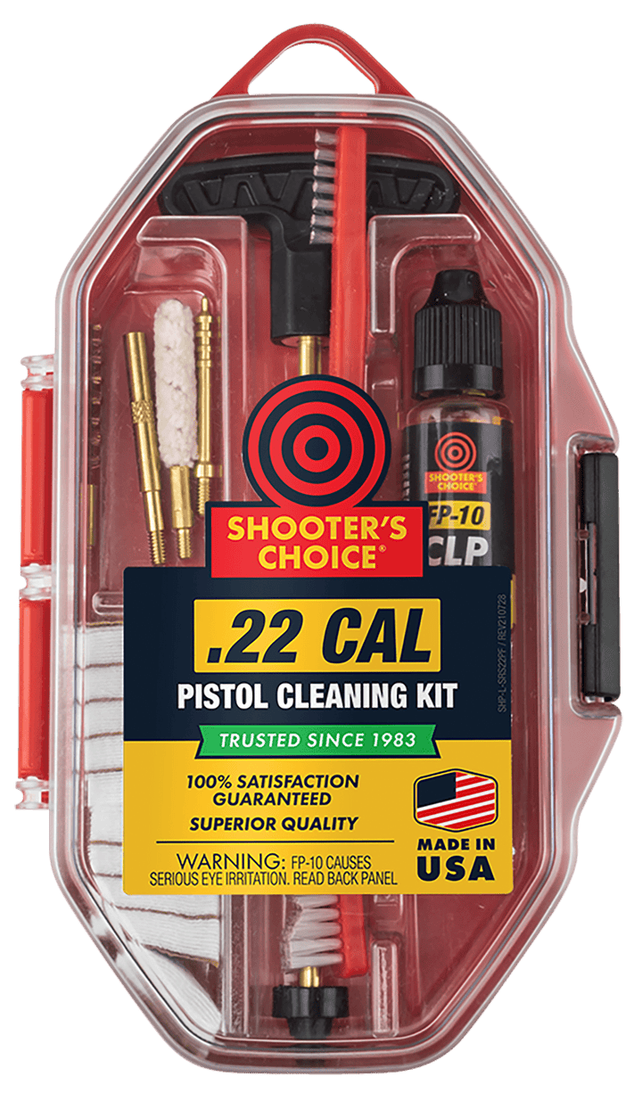 Shooters Choice Shooters Choice Cleaning Kit, Shf Srs-22p 22 Pistol Gun Cleaning Kit Gun Care