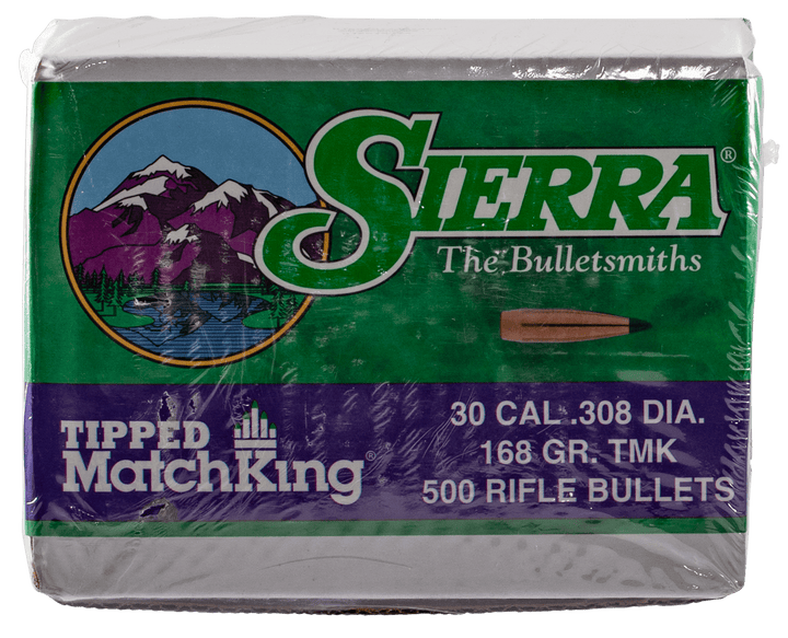 Sierra Sierra Tipped Matchking, Sierra 7768c .308 168 Tipped Mk 500 Reloading