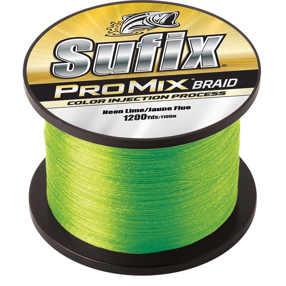 Sufix Sufix ProMix® Braid - 10lb - Neon Lime - 1200 yds Hunting & Fishing