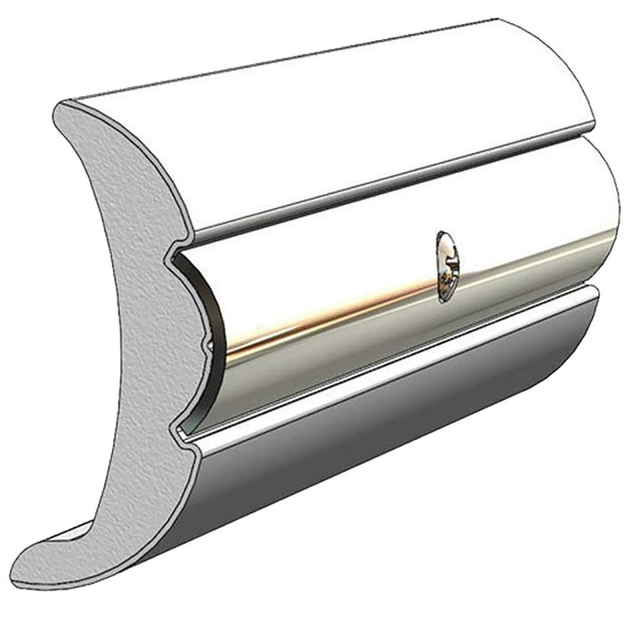 TACO Marine TACO Rigid Vinyl Flex-Core Rub Rail 2" x 7/8" - Frosty White 60&