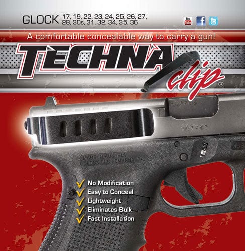 Techna Clips Techna Clip Handgun Retention - Clip For Glock 202121sf29+ Holsters And Related Items