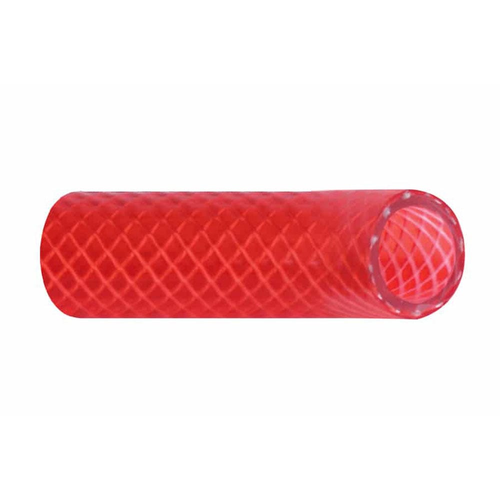 Trident Marine Trident Marine 3/4" Reinforced PVC (FDA) Hot Water Feed Line Hose - Drinking Water Safe - Translucent Red - Sold by the Foot Marine Plumbing & Ventilation
