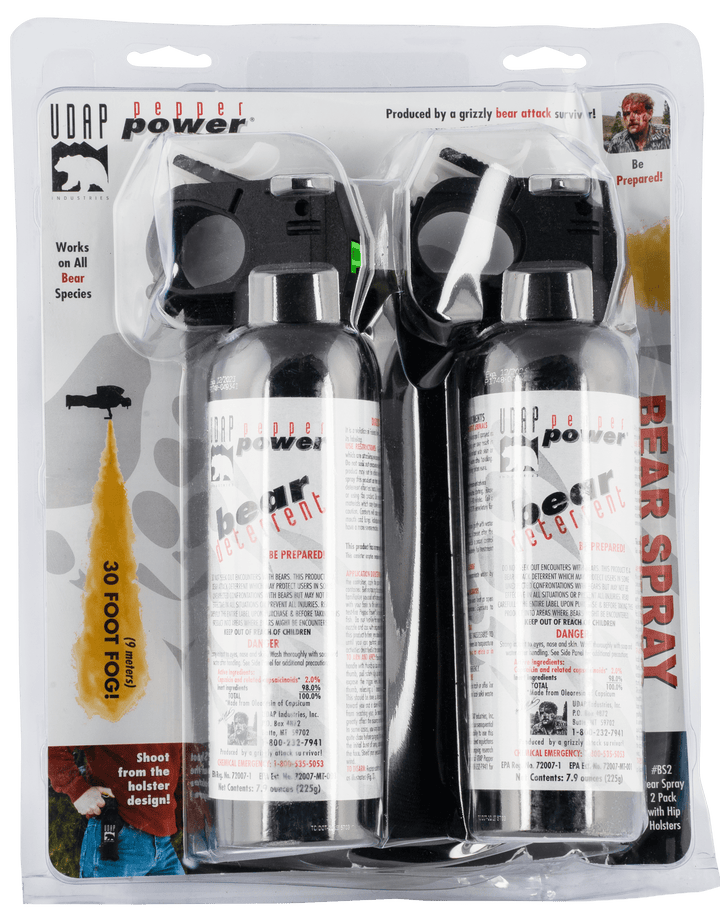 UDAP Udap Bear Spray, Udap Bs2 Bear Spray 225g 2pk Accessories