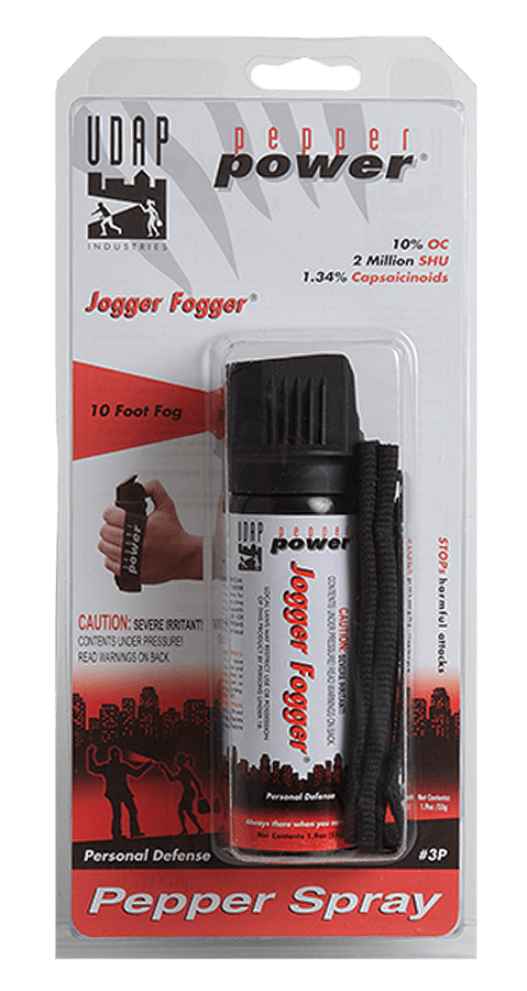 UDAP Udap Jogger Fogger, Udap 3pwh Pepper Spray 55g 2oz Jogger W/holster Accessories