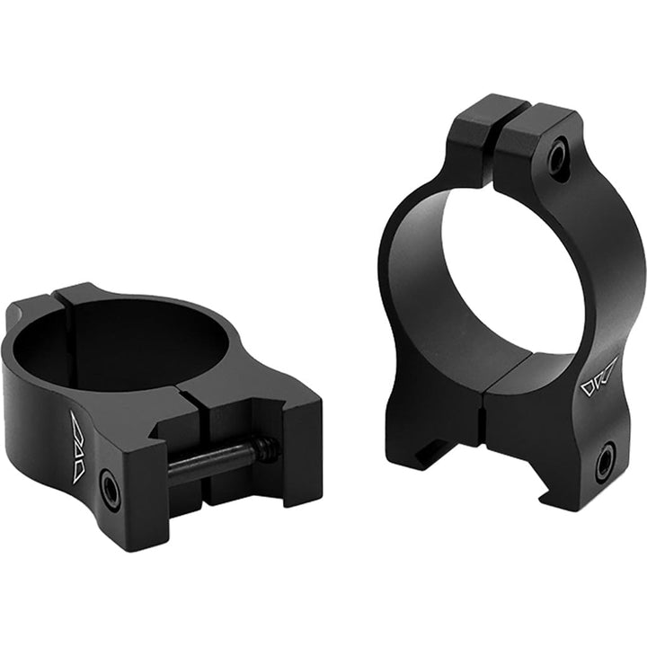 Warne Warne Vapor Aluminum Scope Rings Matte Black 30mm Medium Optics Accessories