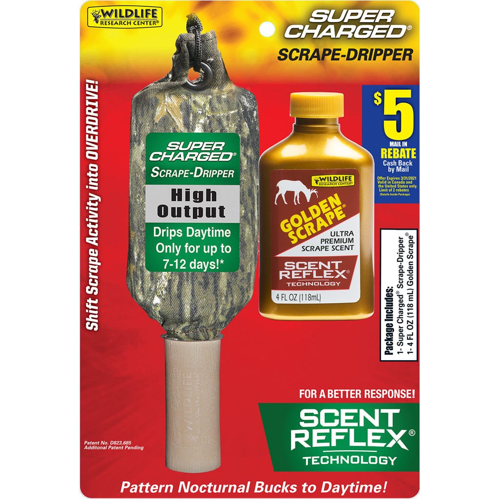 Wildlife Research Wildlife Research Golden Scrape Scent Dripper Combo 4 Oz. Scent Elimination and Lures