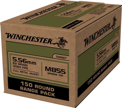 Winchester Ammunition Winchester Usa 5.56x45 Case - Lot 600rd 62gr Green Tip Ammo