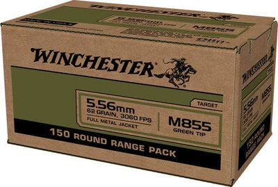 Winchester Ammunition Winchester Usa 5.56x45 Case - Lot 600rd 62gr Green Tip Ammo
