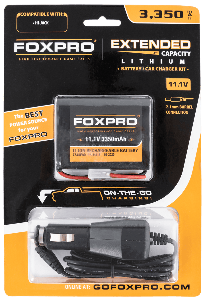 Foxpro Foxpro Extended Capacity Battery & Car Charger, Foxpro Extbattchgrake Ext Cap Battery And Charger Accessories