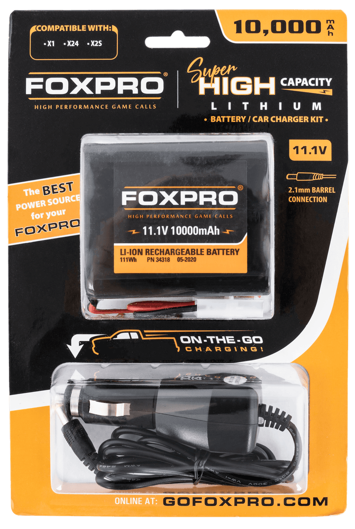 Foxpro Foxpro Super High Capacity Battery & Car Charger, Foxpro Supbattchg Super High Cap Bttery/charg Accessories