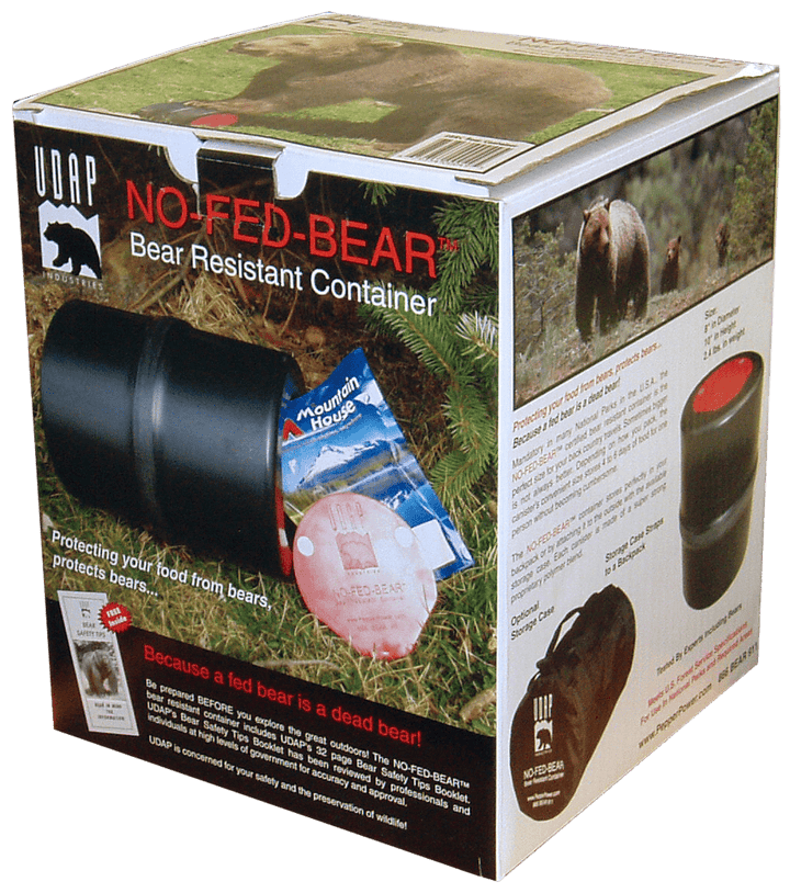 UDAP Udap No-fed-bear, Udap Brc No-fed-bear Food Container Accessories