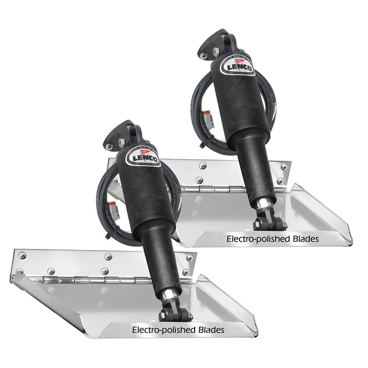 Lenco Marine Lenco 12" x 12" Standard Performance Trim Tab Kit w/o Switch Kit 12V Boat Outfitting