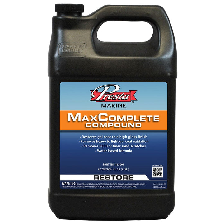 Presta Presta MaxComplete Compound - 1-Gallon Boat Outfitting