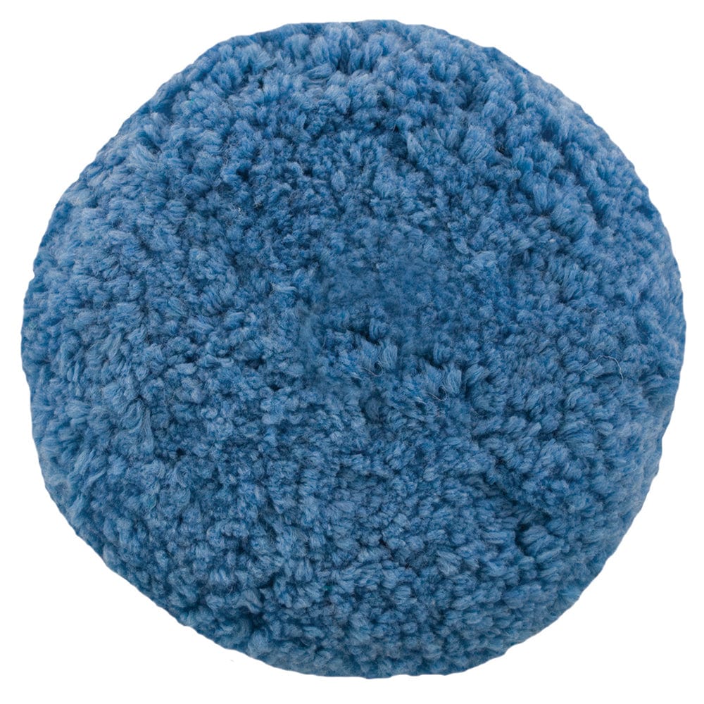 Presta Presta Rotary Blended Wool Buffing Pad - Blue Soft Polish Boat Outfitting