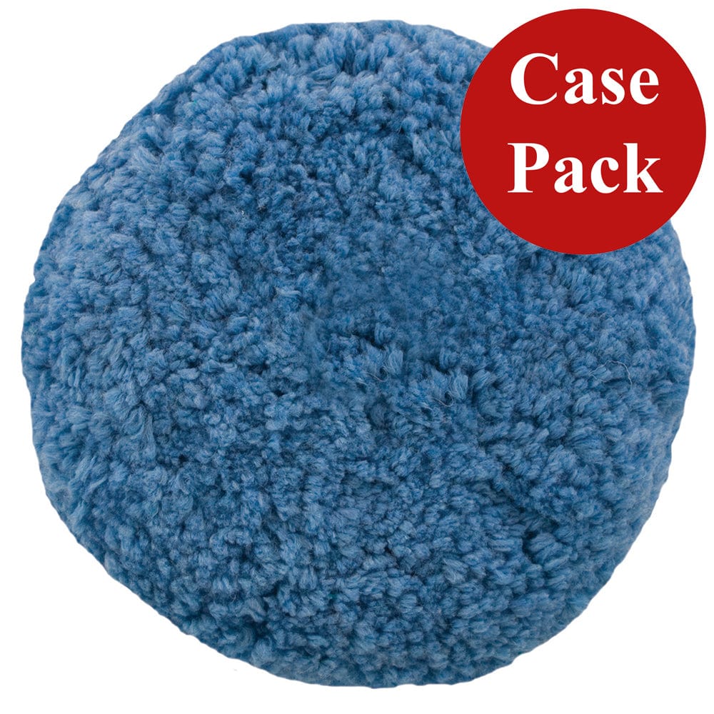 Presta Presta Rotary Blended Wool Buffing Pad - Blue Soft Polish - *Case of 12* Boat Outfitting