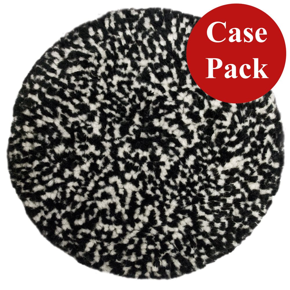 Presta Presta Wool Compounding Pad - Black & White Heavy Cut - *Case of 12* Boat Outfitting