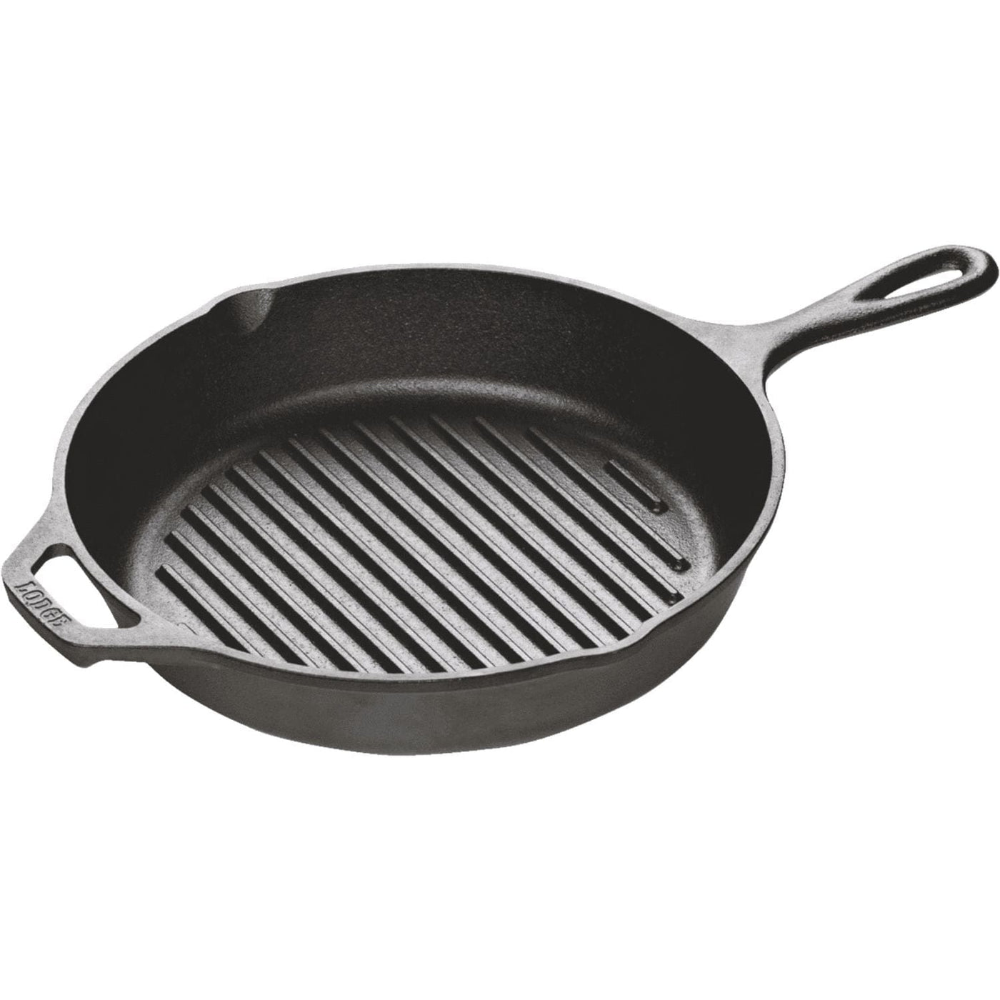 Lodge Cast Iron Lodge L8GP3 10.25 Inch Round Cast Iron Grill Pan Camping And Outdoor