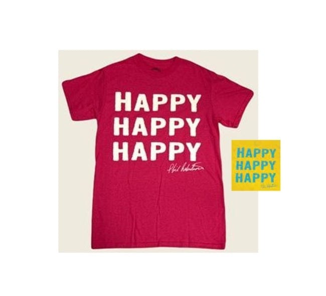 Duck Commander Duck Dynasty Youth Happy Happy Happy Shirt Heliconia / Small Clothing