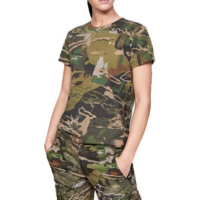 Under Armour Women's UA Scent Control Camo Short Sleeve T-Shirt Default Title / Default Title Clothing