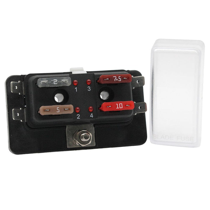 Cole Hersee Cole Hersee Standard 4 ATO Fuse Block w/LED Indicators Electrical